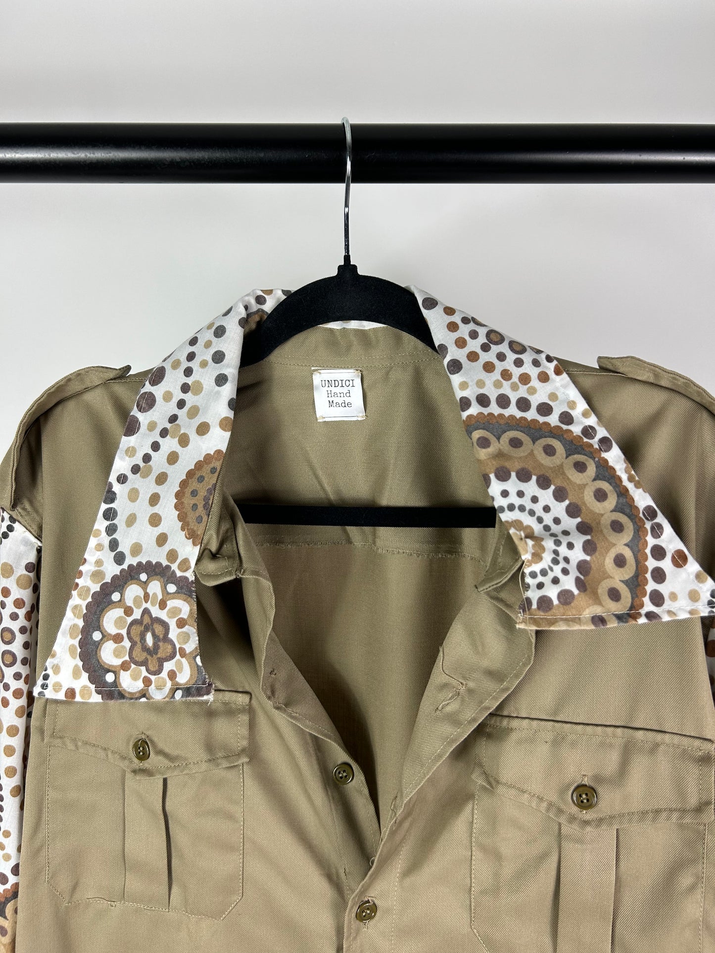 Giacca camicia handmade ‘80s tg.L