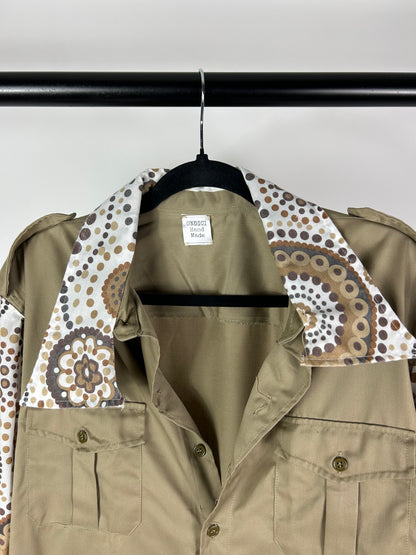 Giacca camicia handmade ‘80s tg.L