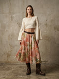 Gonna fiorata vintage