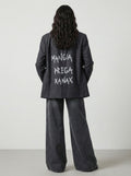 Blazer vintage ‘Mangia prega Xanax’