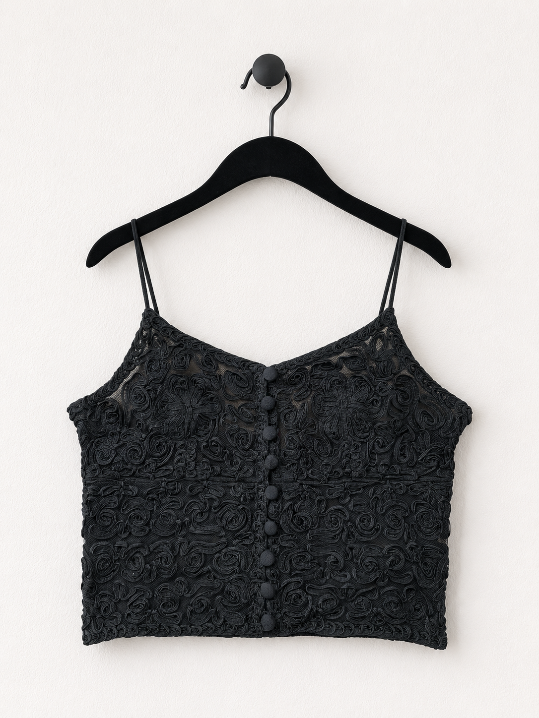 Top pizzo ricamato Armani