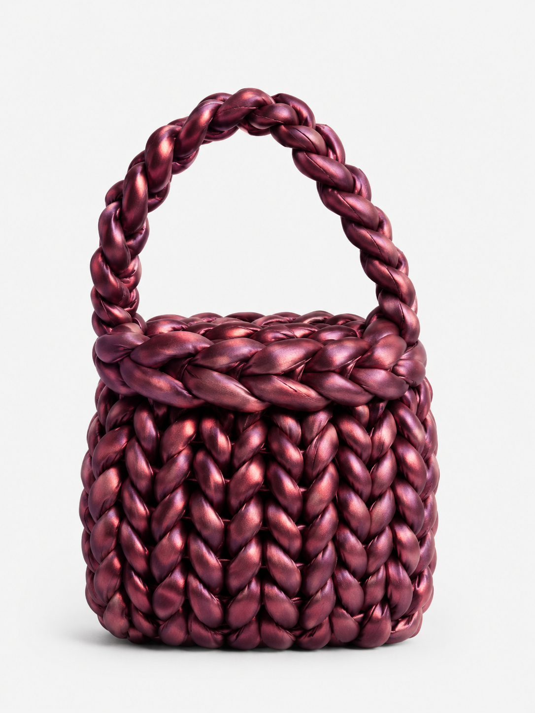 Chunky bag marshmallow metallizzato
