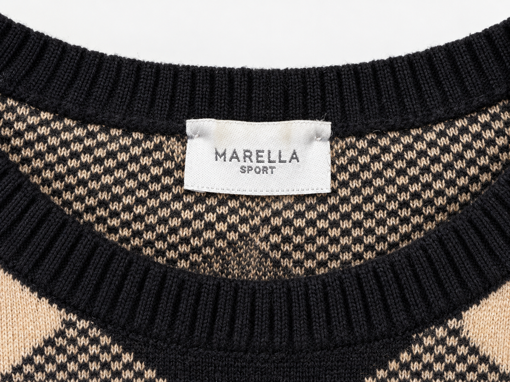 Maglione Vintage Marella Sport Argyle