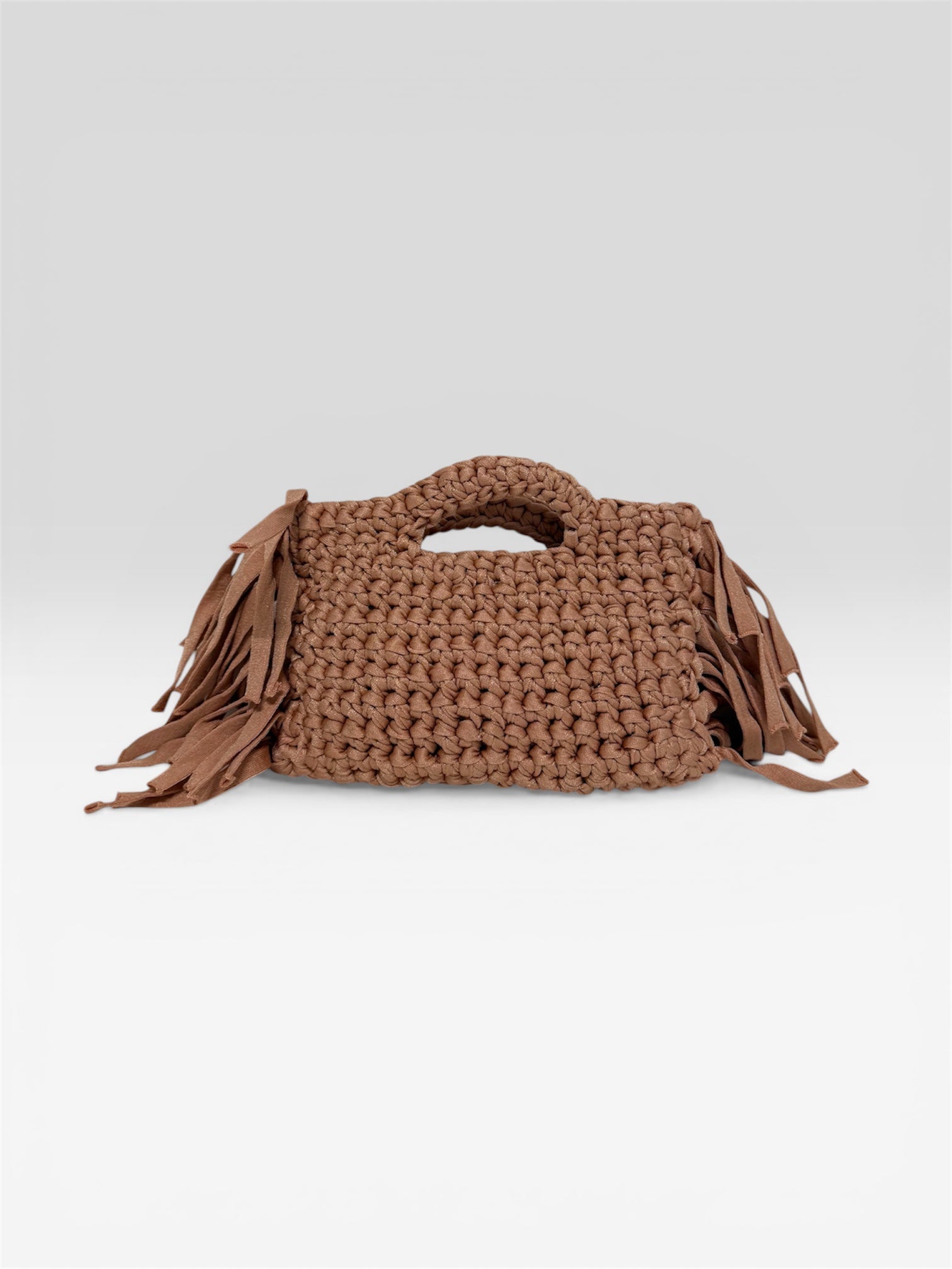 Borsa crochet frange