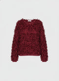 Maglia frange amaranto