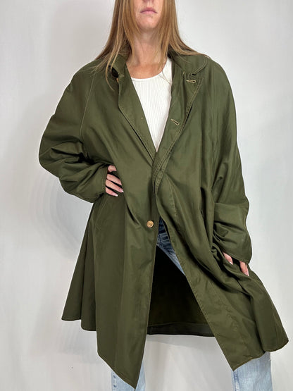 Trench verde militare tg.L