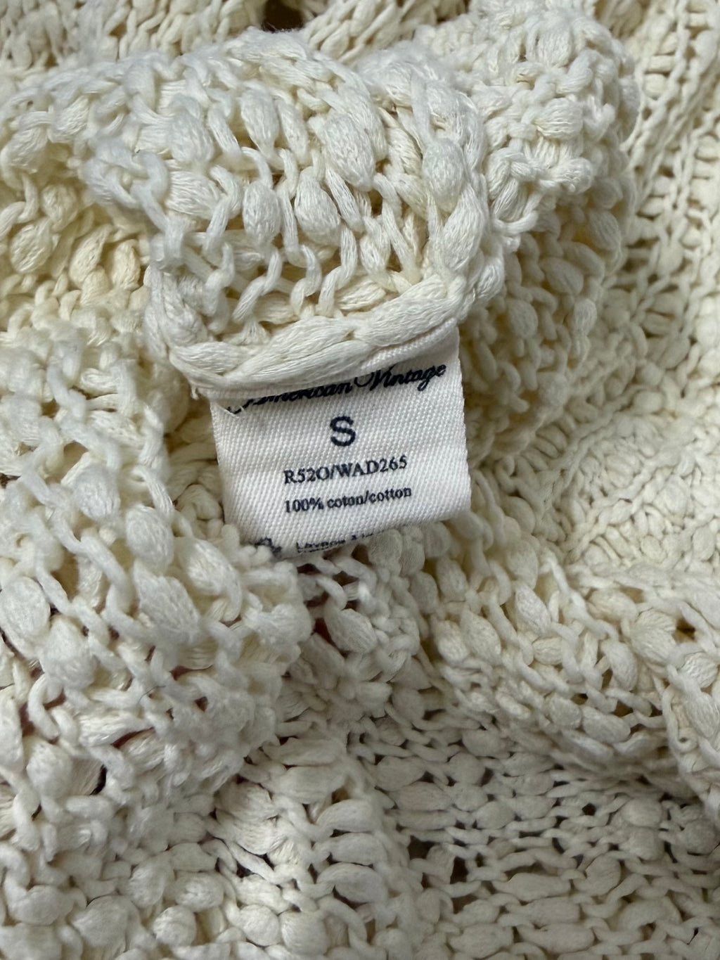 Maglioncino traforato American Vintage 100% cotone