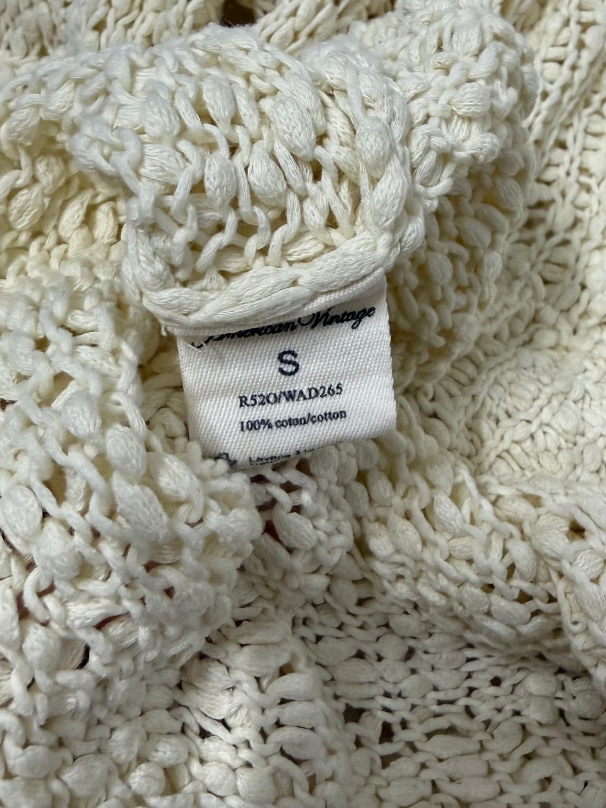 Maglioncino traforato American Vintage 100% cotone