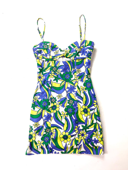 Abito fiorato cut out Zara