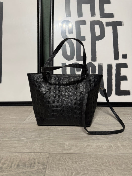 Shopping in pelle stampa cocco
