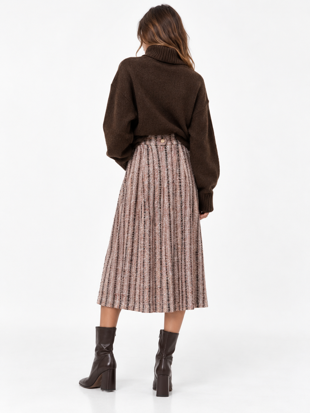 Maxi gonna boucle vintage