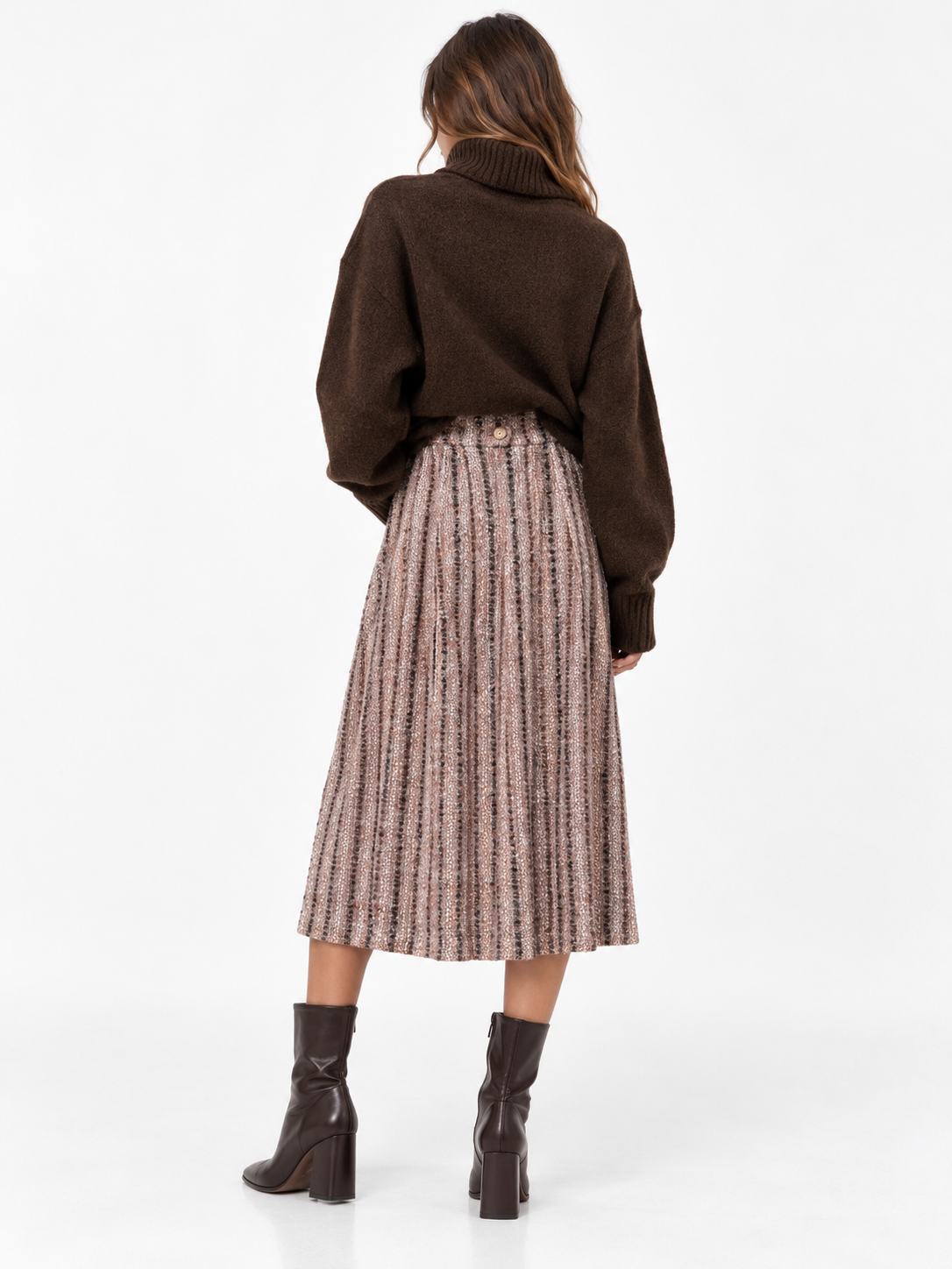 Maxi gonna boucle vintage