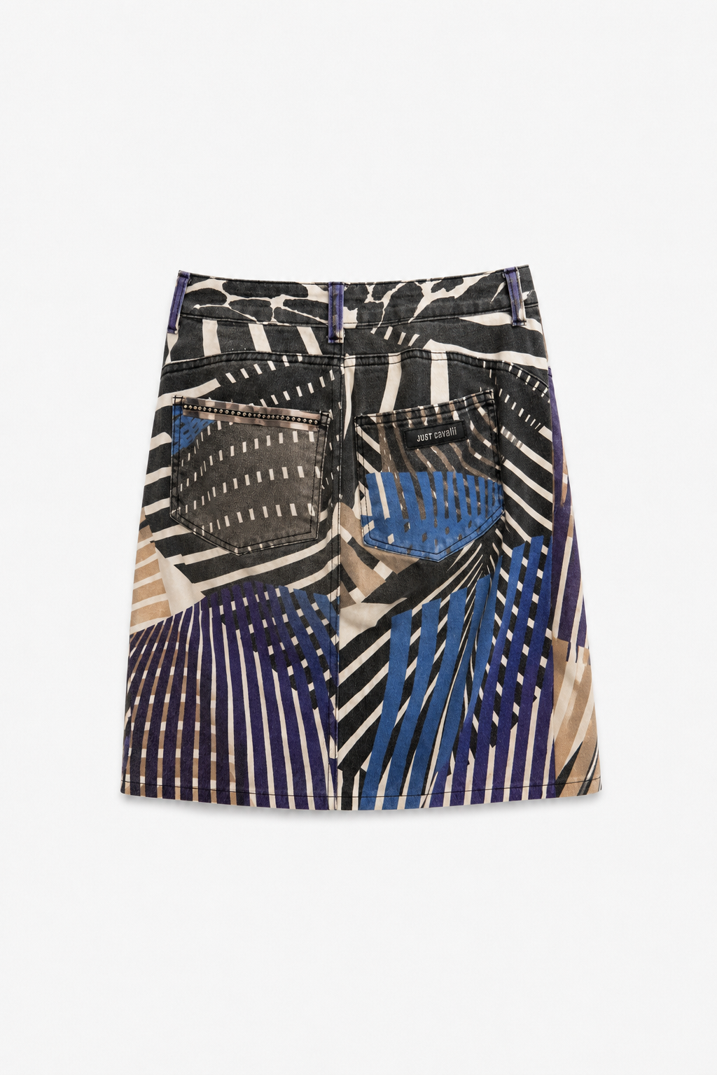 Maxigonna abstract print Just Cavalli y2k