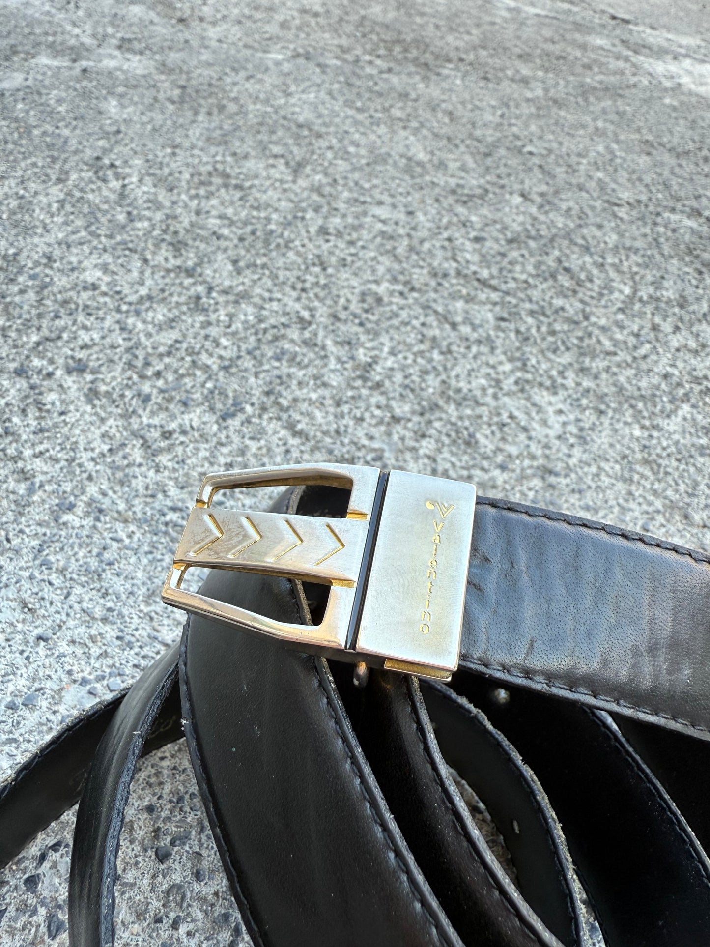 Cintura in pelle vintage Valentino
