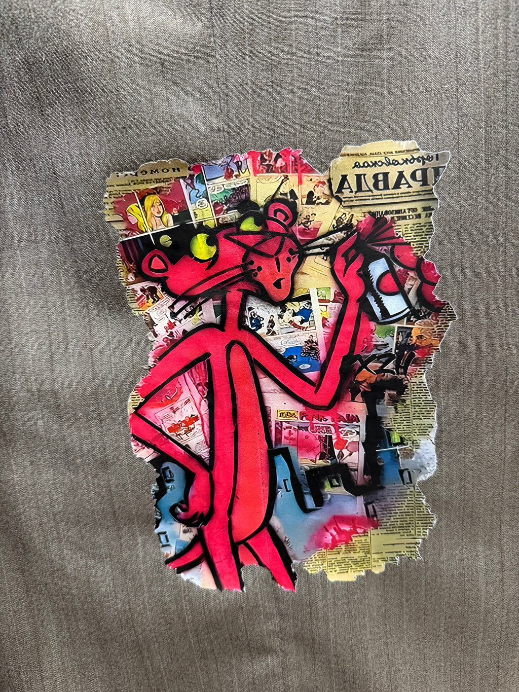 Blazer ‘Pink Panther’ handmade