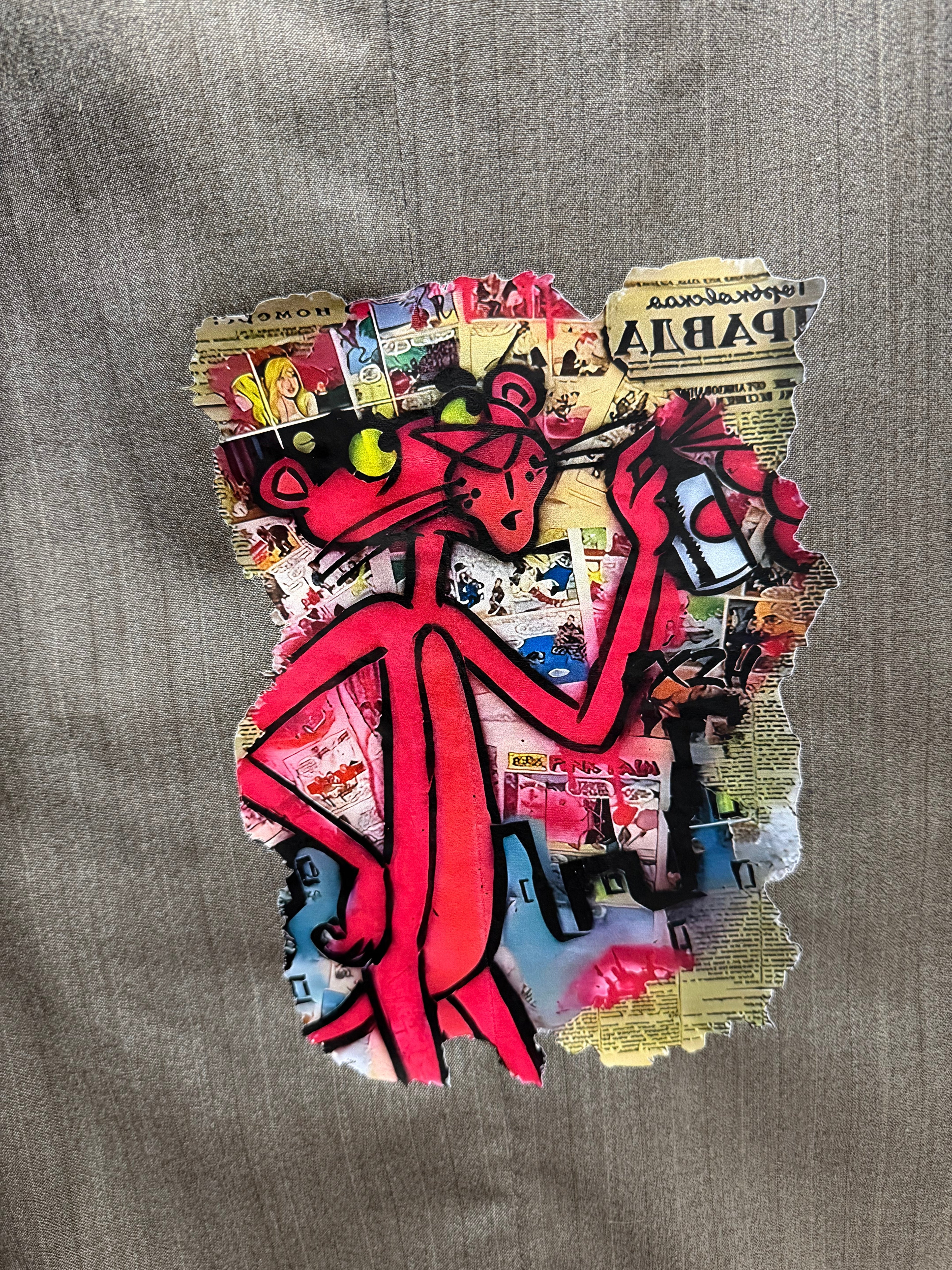 Blazer ‘Pink Panther’ handmade