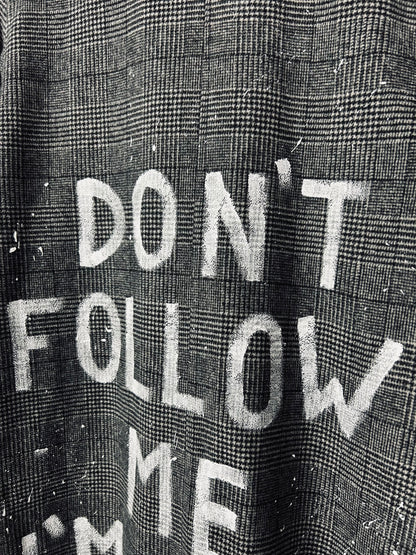 Cappotto ‘Don’t follow me, I’m lost too’ tg.L