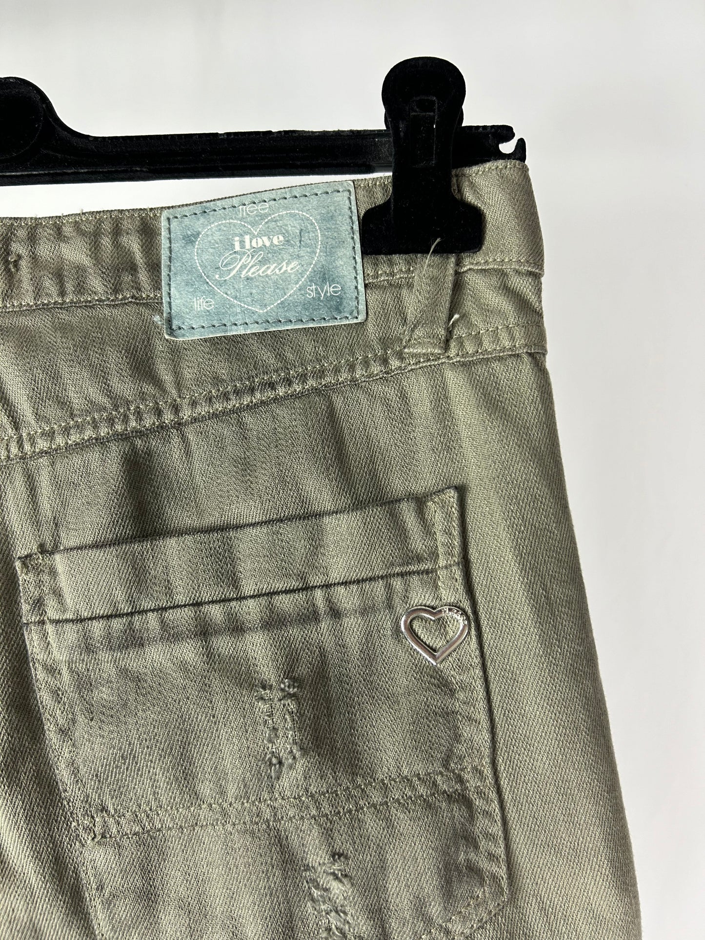 Jeans verde salvia Please tg.L