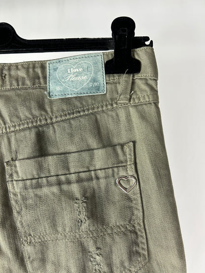 Jeans verde salvia Please tg.L