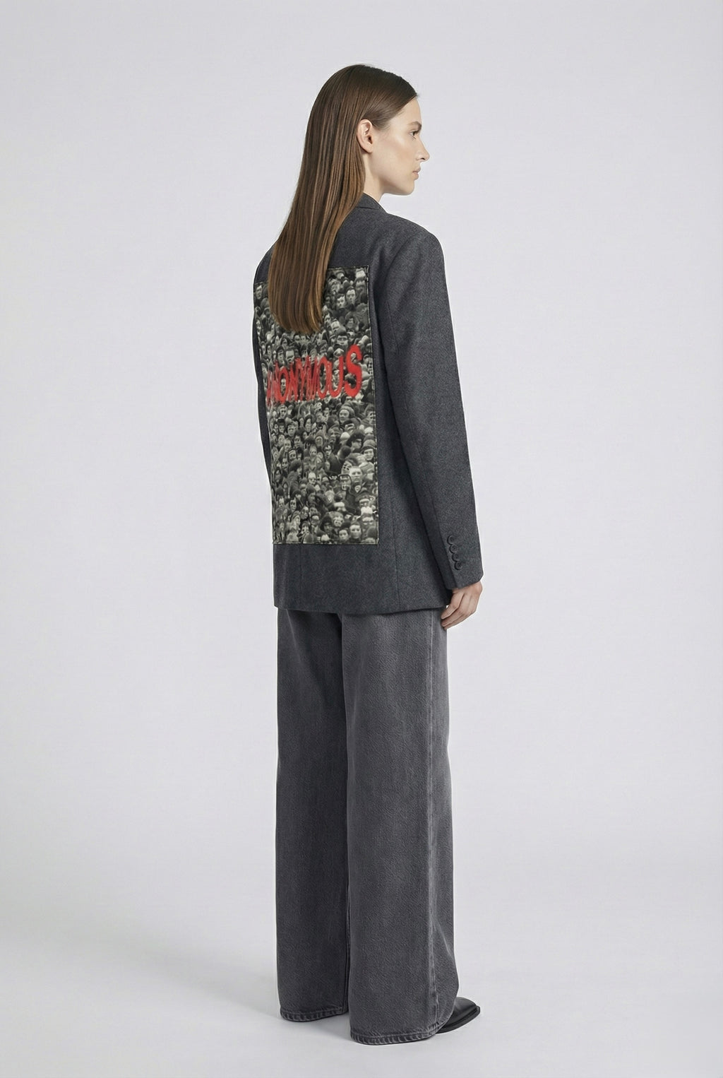 Blazer vintage ‘Anonymous’ 100% lana handmade