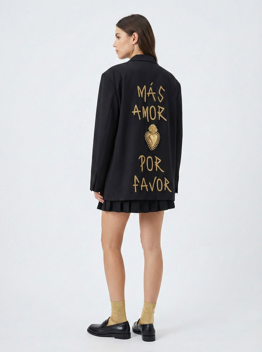 Blazer doppiopetto ‘Más amor por favor’ Sacré-Cœur