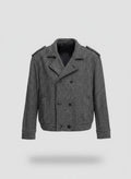 Cappotto bomber spigato vintage