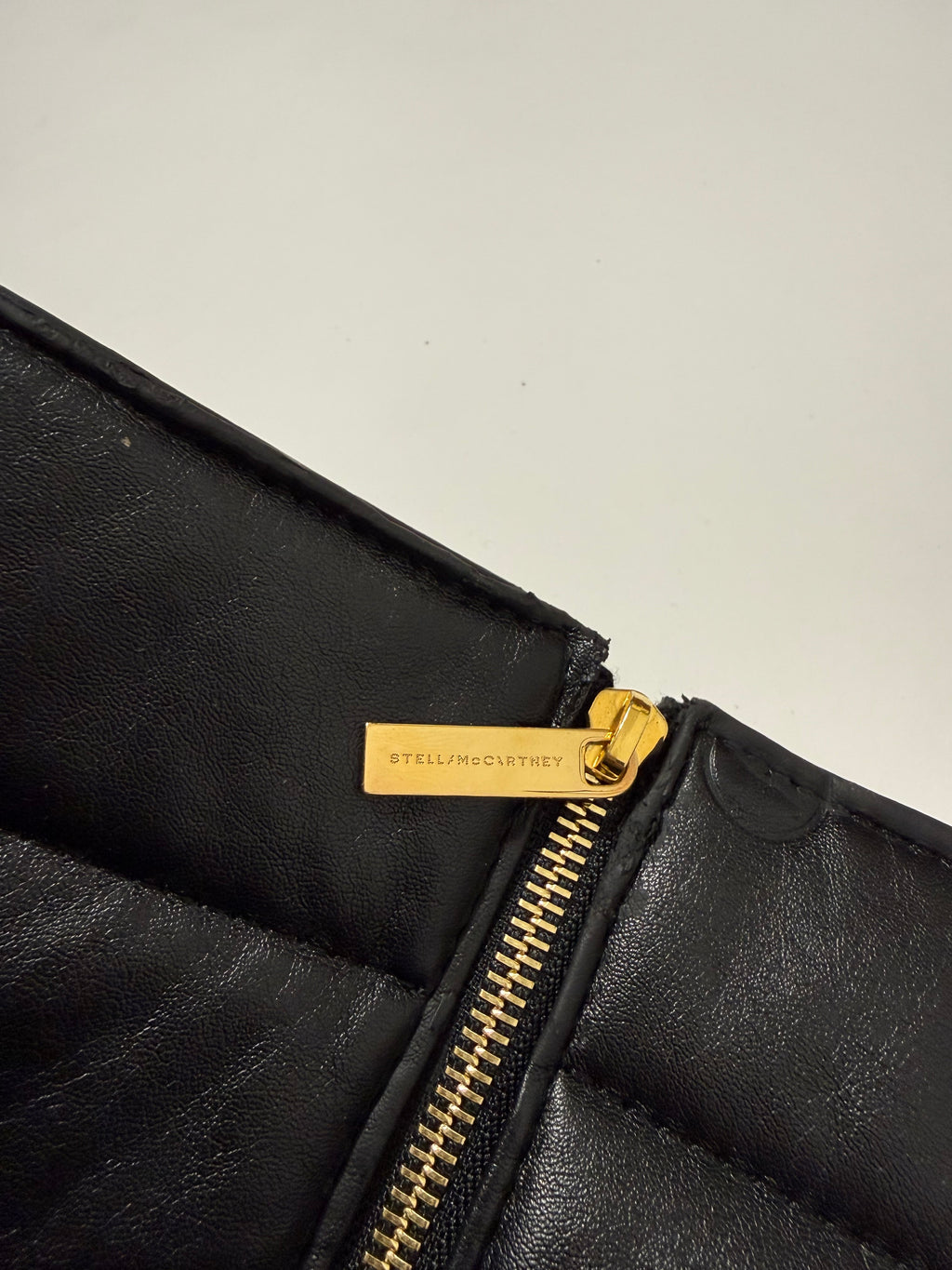 Top trapuntato similpelle Stella McCartney