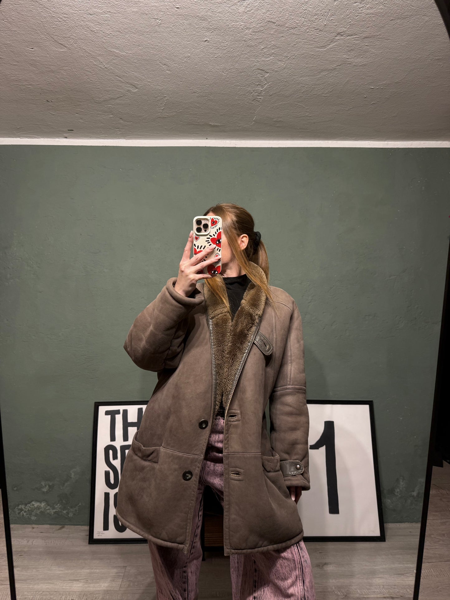Montone shearling vintage