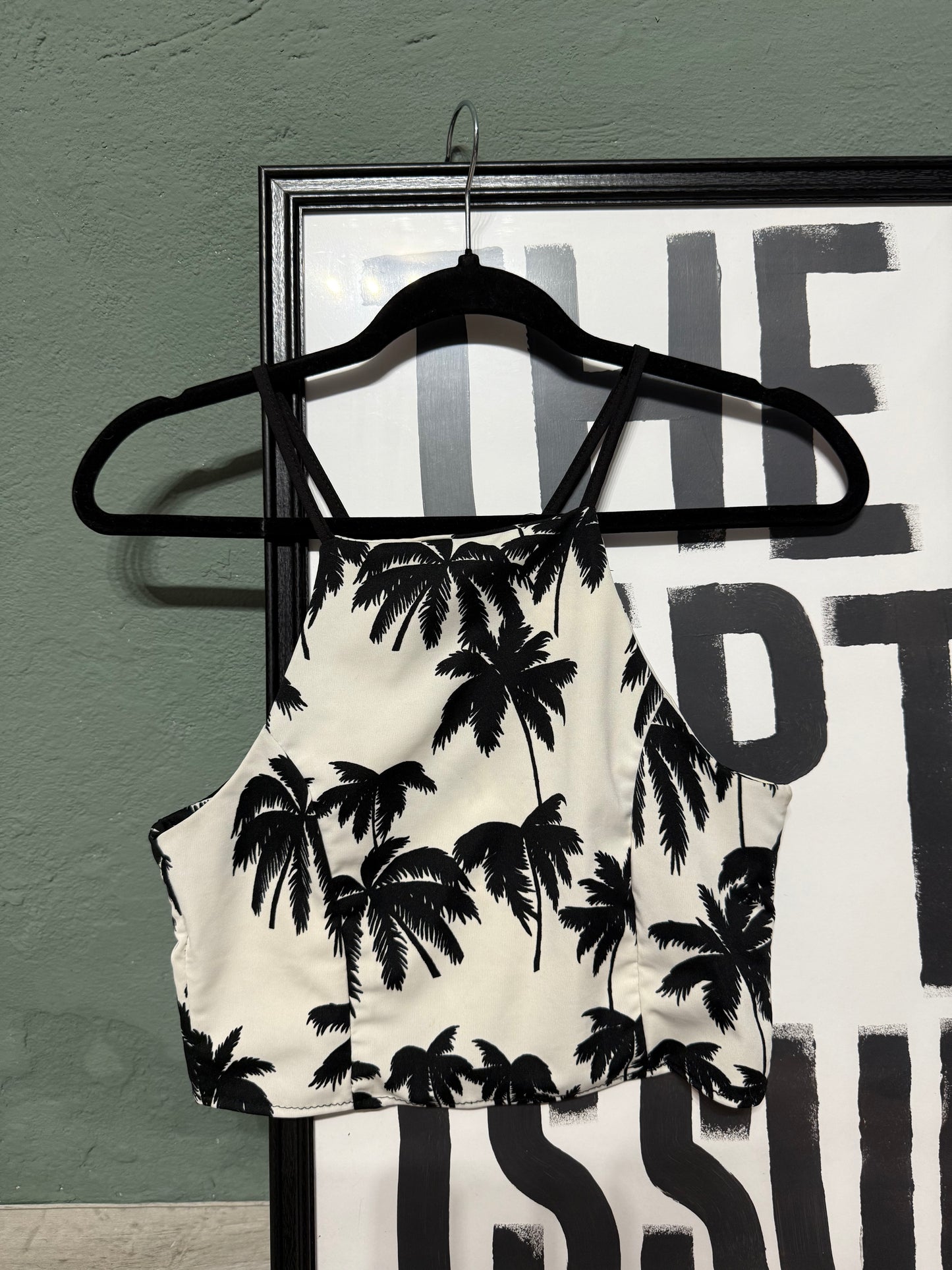 Top cropped Palme tg.S
