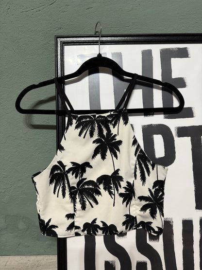 Top cropped Palme tg.S