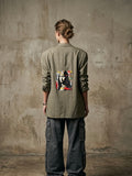 Blazer vintage doppiopetto ‘Gioconda’ handmade