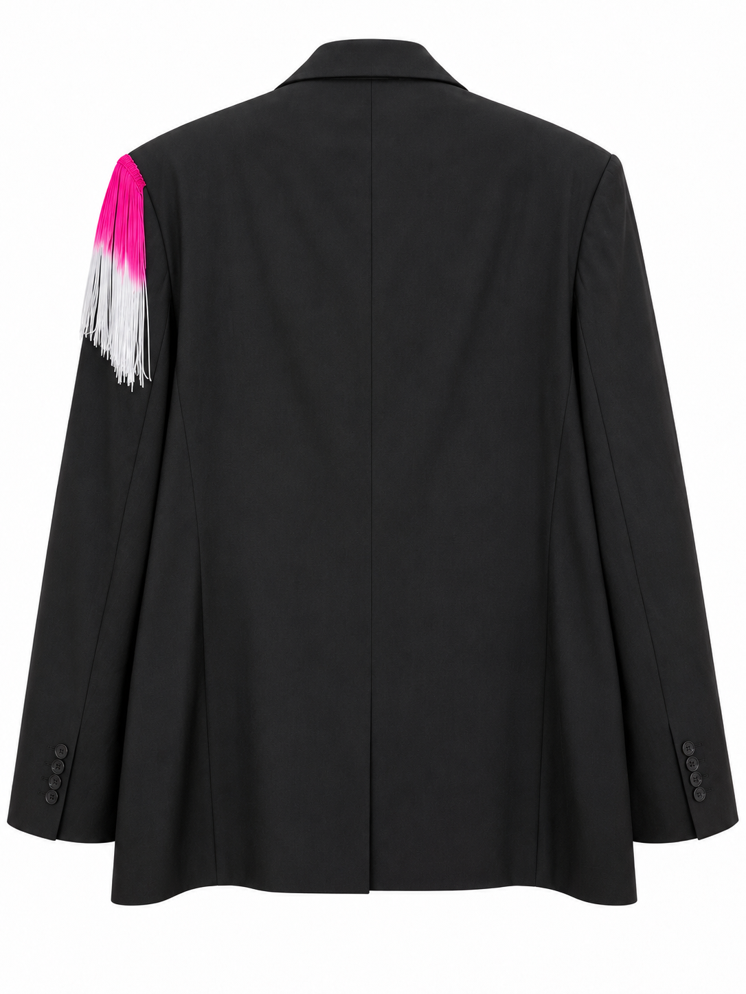 Blazer vintage frange ‘Flamingo Rodeo’
