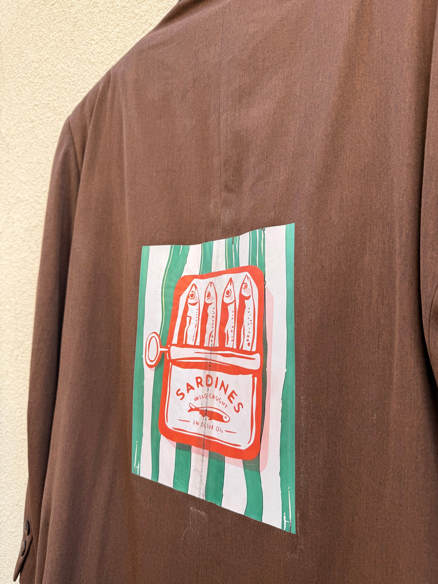 Blazer monopetto ‘Sardines’