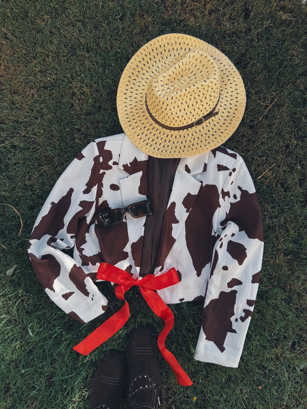 Blazer cropped ‘Fuck mou’