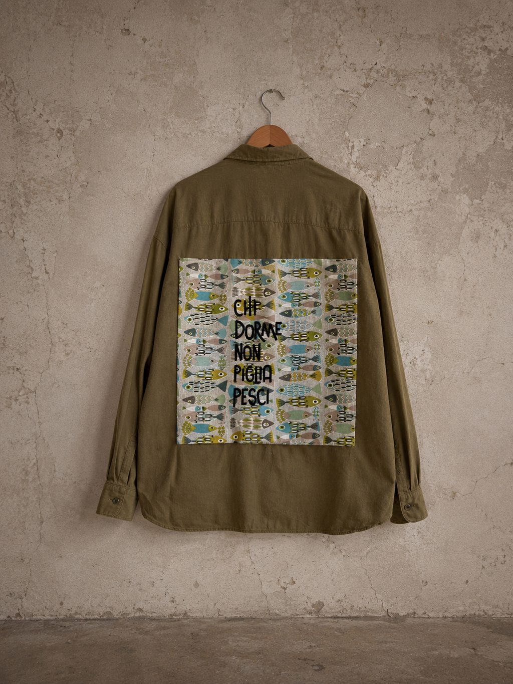 Camicia ‘Chi dorme non piglia pesci’
