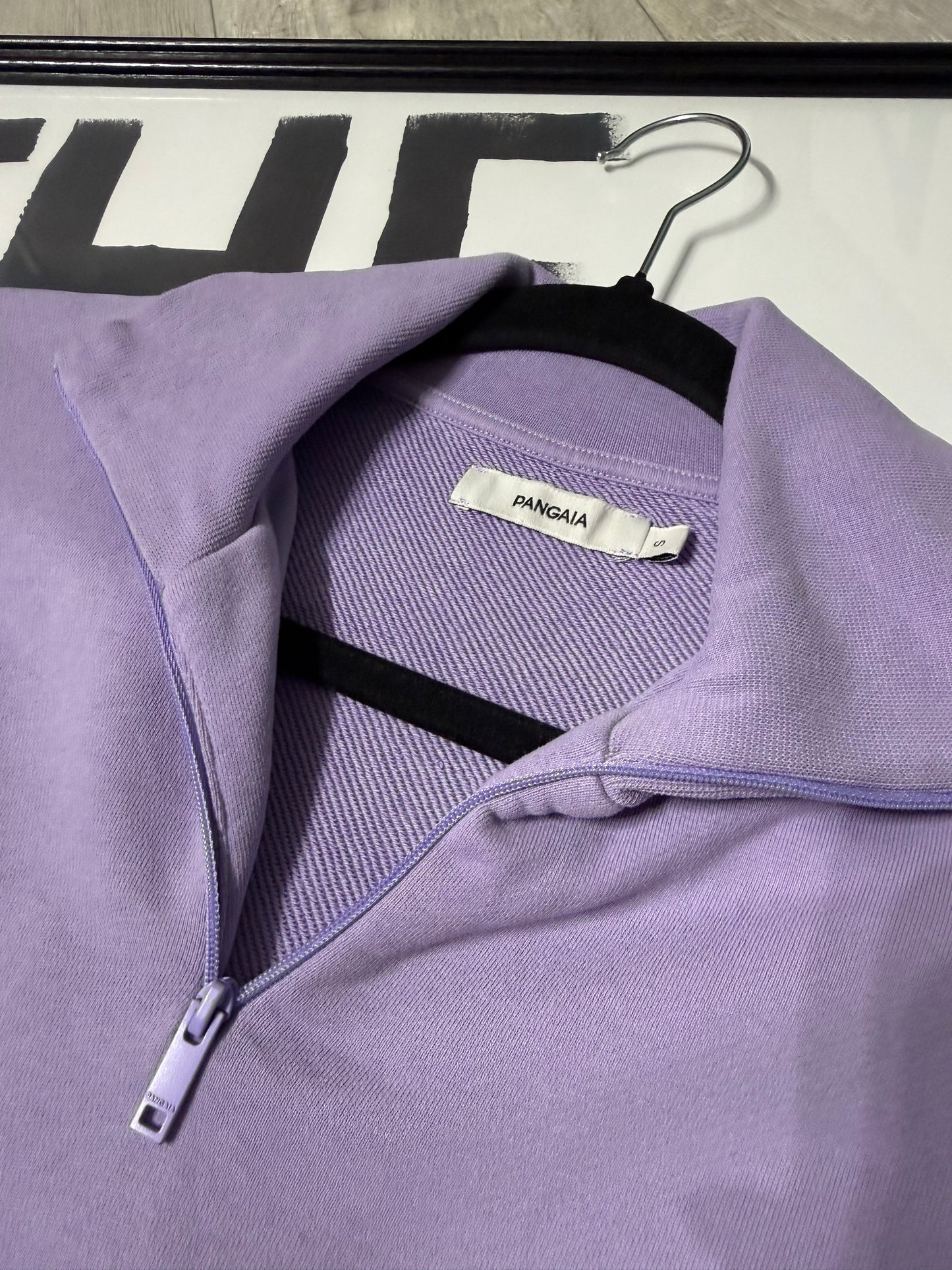 Felpa zip malva Pangaia