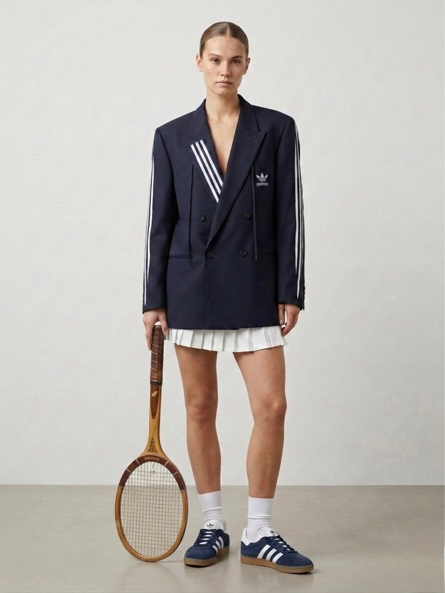 Blazer doppiopetto vintage ‘Adidas’ reworked