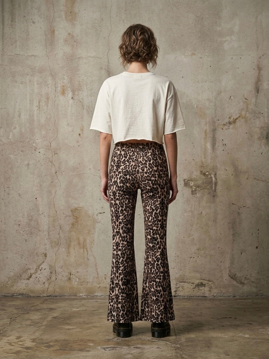 Pantalone palazzo maculato ONLY
