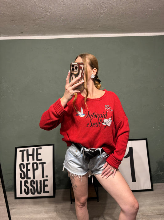 Maglioncino tricot patch
