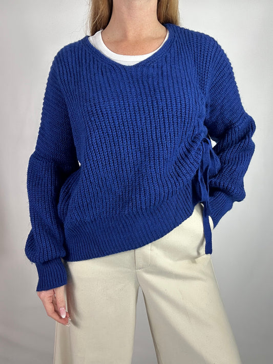 Pull tricot blu elettrico Imperial tg.M