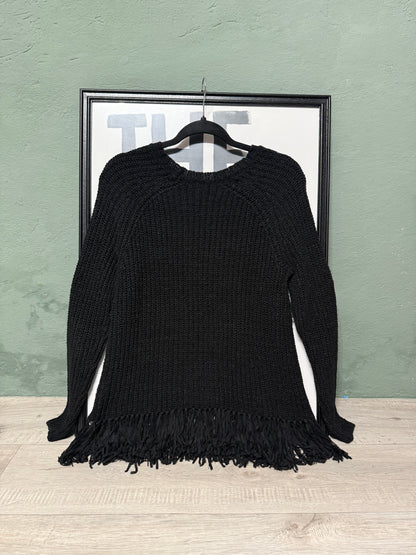 Maglioncino tricot frange tg.S