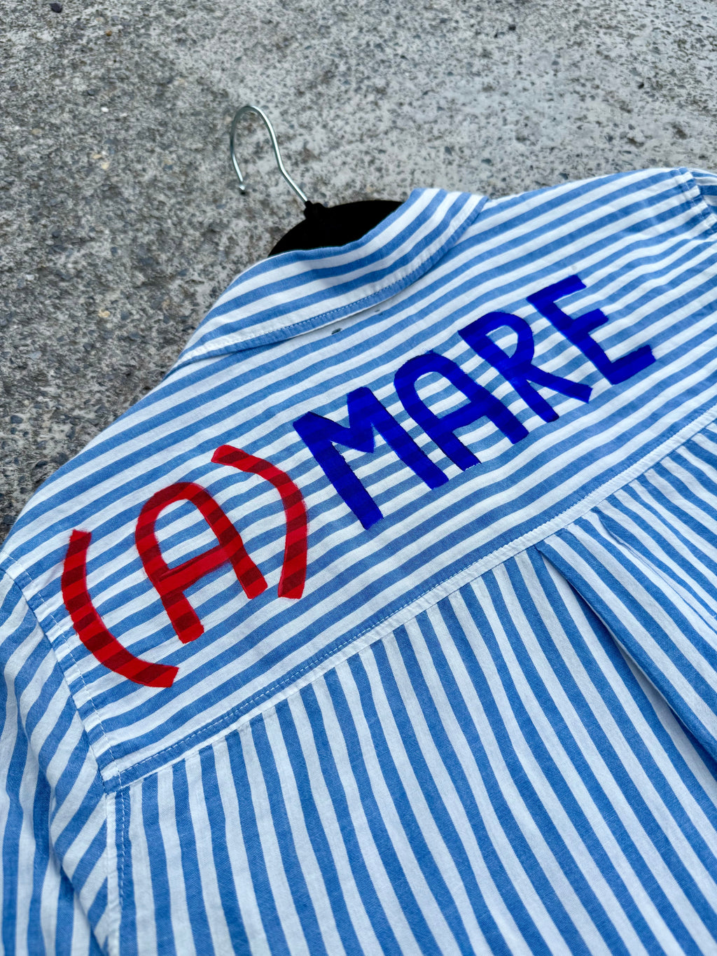 Camicia righe “(A)MARE” tg. S