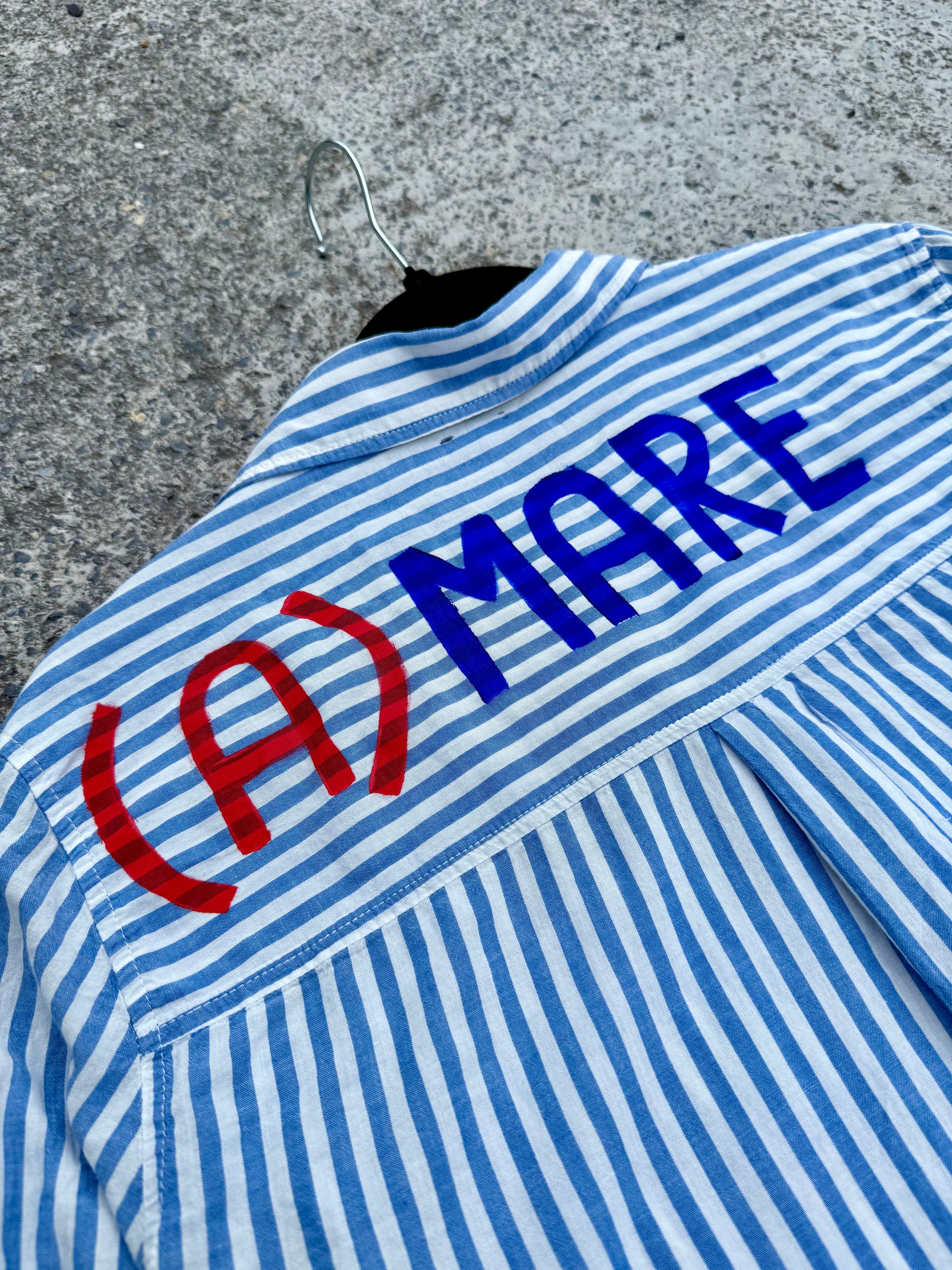 Camicia righe “(A)MARE” tg. S