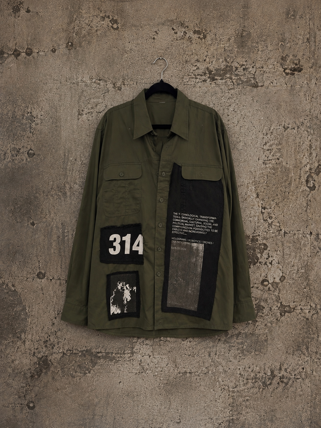 Camicia reworked ‘Servival’