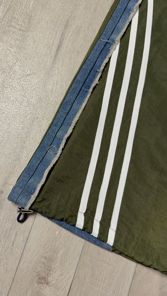 Jeans upcycling Adidas tracksuit pants