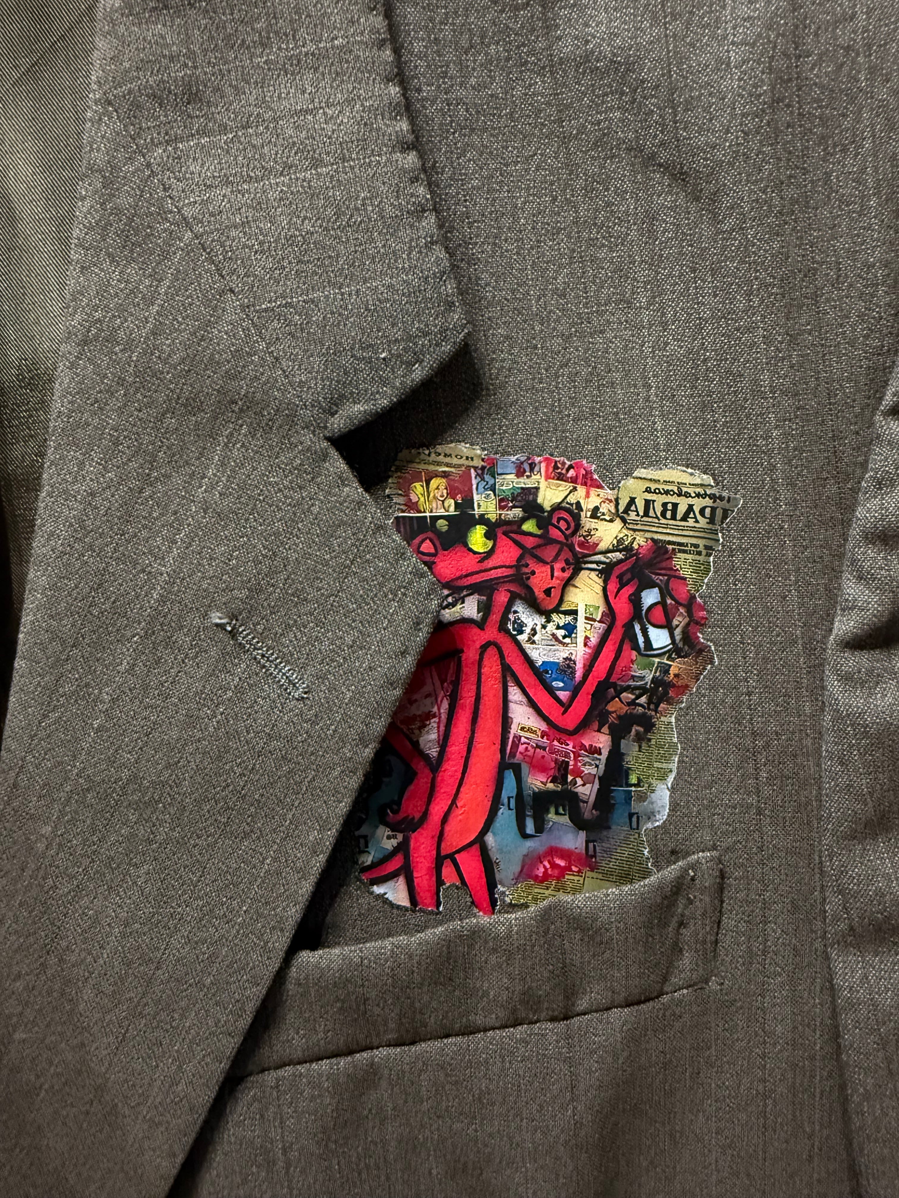 Blazer ‘Pink Panther’ handmade