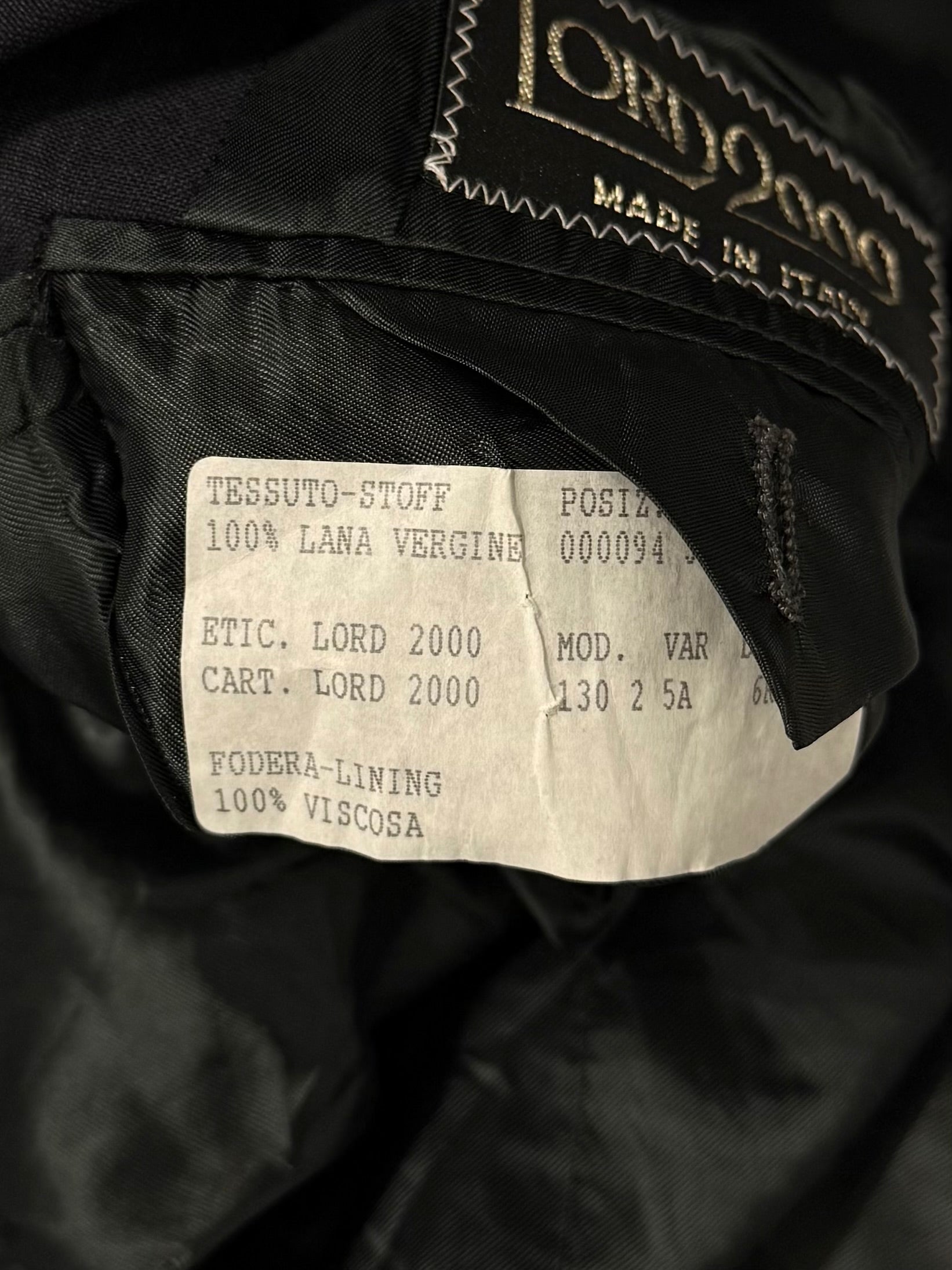 Blazer vintage doppiopetto ‘ghost heart’ reworked