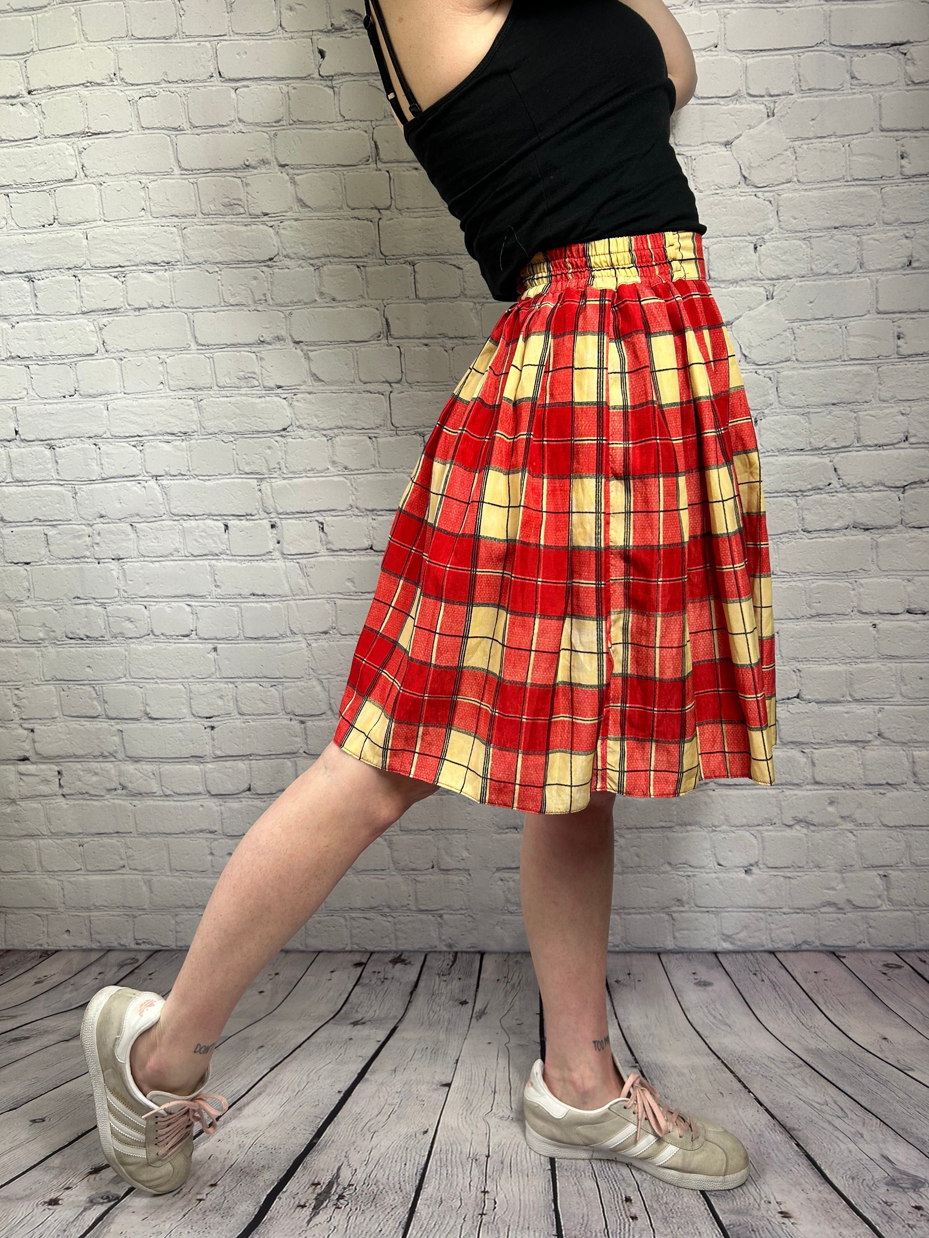 Minigonna fantasia check XS