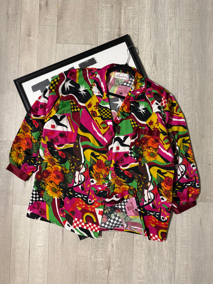 Blazer - camicia fantasia