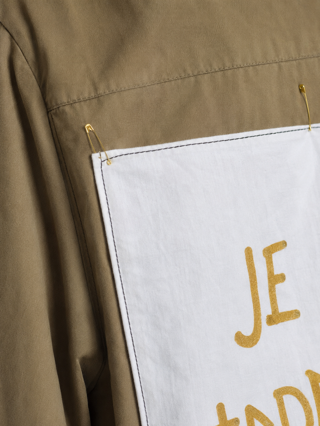 Camicia ‘je suis trop Gucci’ reworked